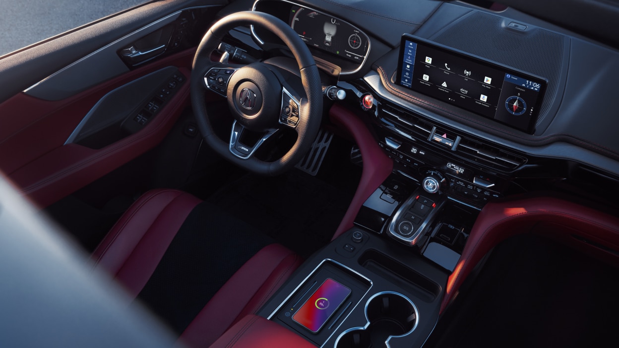 Habitacle d’un MDX.